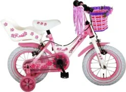 Volare Rose Kinderfiets - Meisjes - 12 Inch - Roze - 2 Handremmen -fiets 1200x876 2
