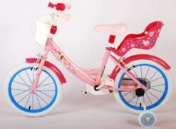 Volare Disney Princess Kinderfiets - Meisjes - 16 Inch - Roze Blauw - Twee Handremmen -fiets 1200x877 3