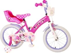 Disney Minnie Cutest Ever! Kinderfiets - Meisjes - 16 Inch - Roze -fiets 1200x894