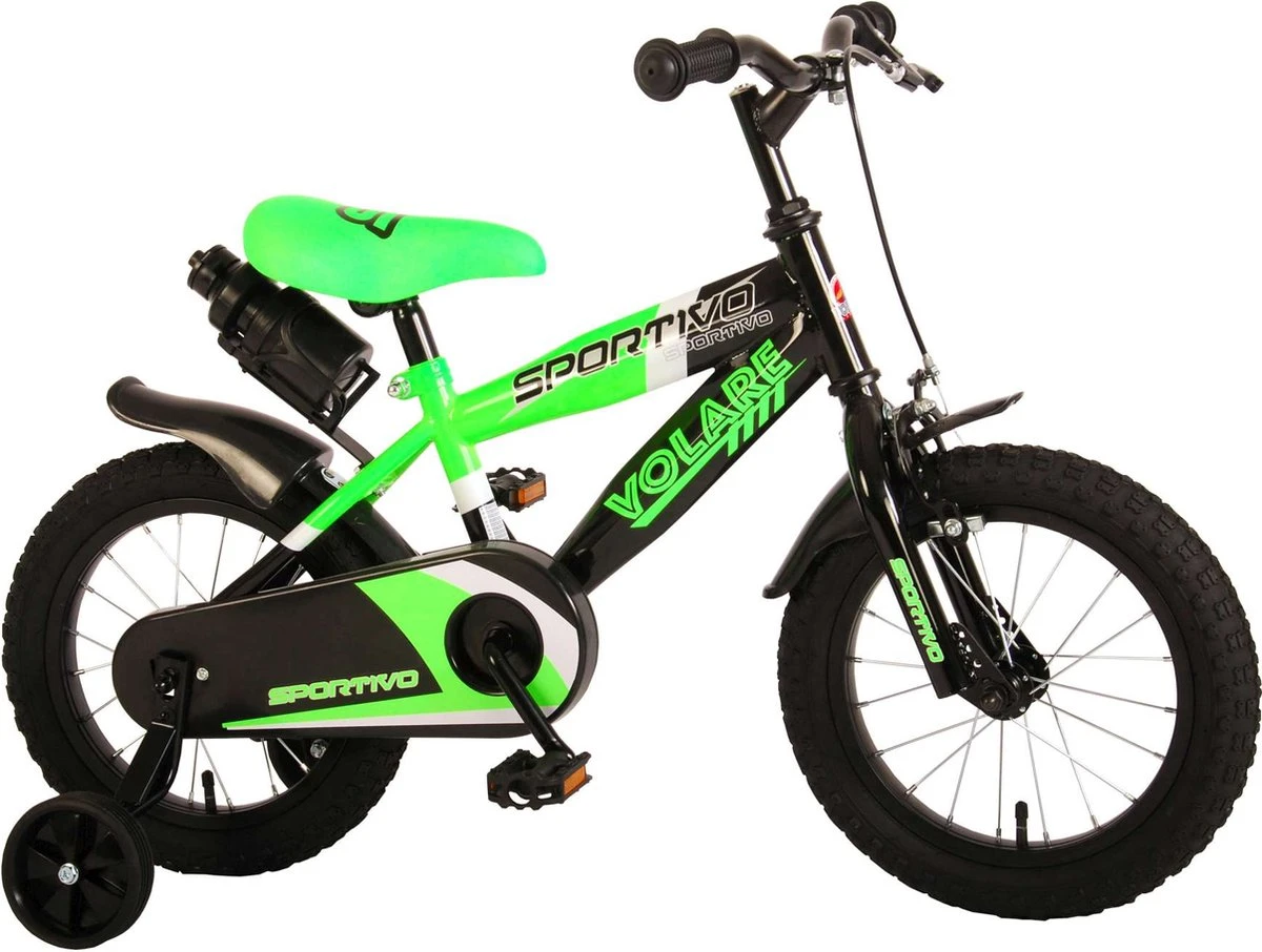 Volare Sportivo Kinderfiets - Jongens - 18 Inch - Neon Groen Zwart - 95% Afgemonteerd 16 Volare Sportivo Kinderfiets - Jongens - 18 Inch - Neon Groen Zwart - 95% Afgemonteerd - Afbeelding 14