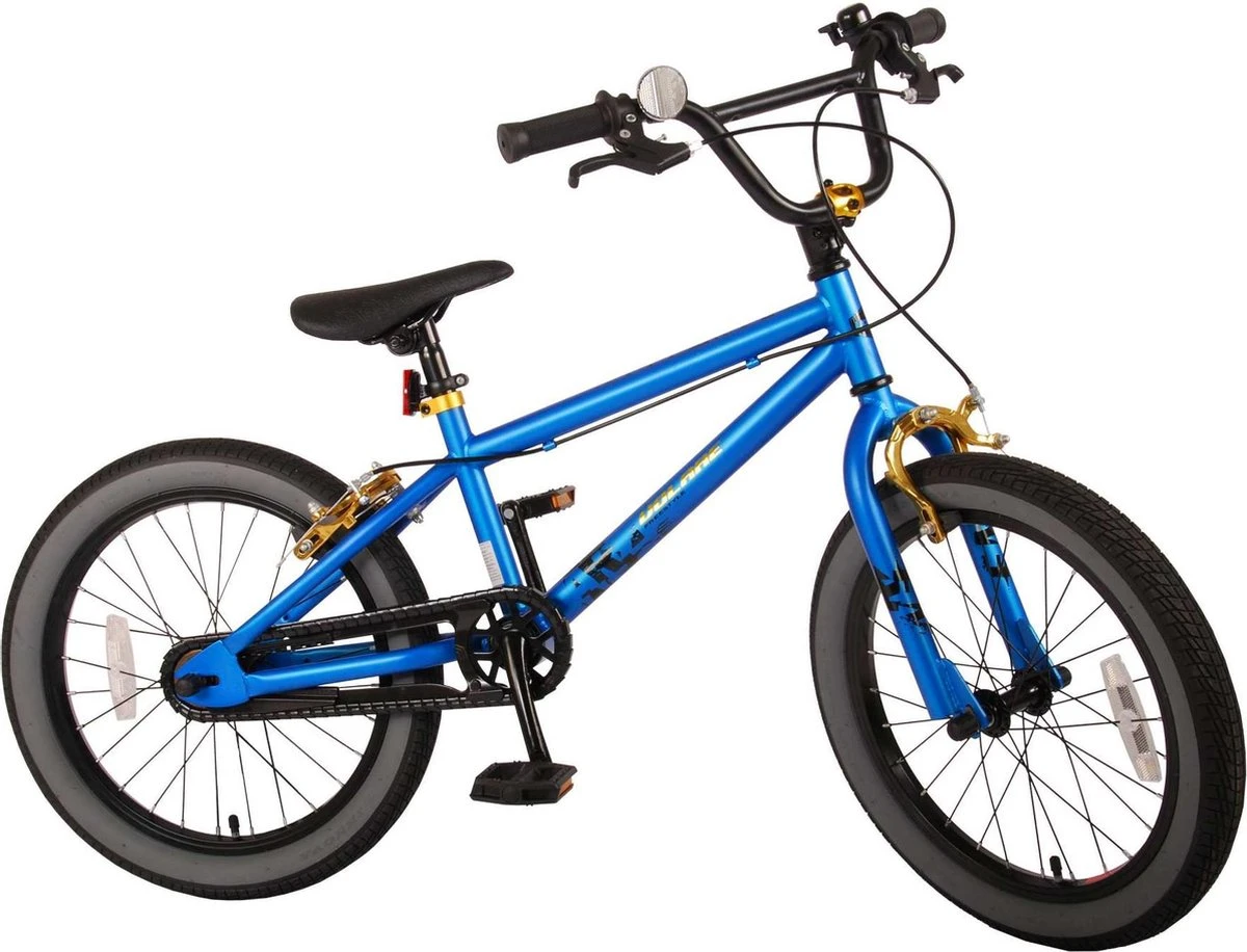 Volare Cool Rider Kinderfiets - Jongens - 18 Inch - Blauw - 95% Afgemonteerd - Prime Collection 4 Volare Cool Rider Kinderfiets - Jongens - 18 Inch - Blauw - 95% Afgemonteerd - Prime Collection - Afbeelding 2