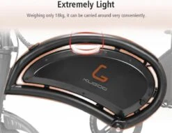 Matrix E Bike - Kugoo B2 Pro - Elektrische Opvouwbare Fiets/step 14 Inch 400W - Met Trappers - Snelheid Max. 45 Km/u -fiets 1200x928