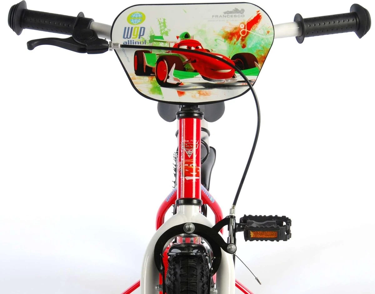 Volare Disney Cars Kinderfiets - Jongens - 16 Inch - Rood 15 Volare Disney Cars Kinderfiets - Jongens - 16 Inch - Rood - Afbeelding 13