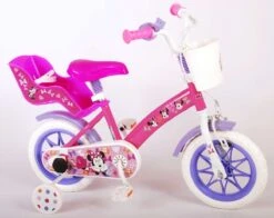 Disney Minnie Cutest Ever! Kinderfiets - Meiden - 12 Inch - Roze - Doortrapper -fiets 1200x953