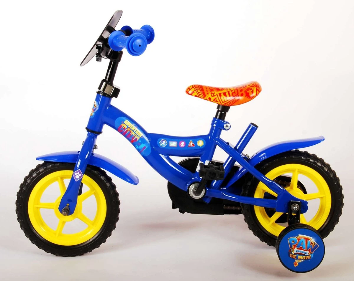 Nickelodeon Paw Patrol The Movie Kinderfiets - Jongens - 10 Inch - Blauw - Doortrapper 11 Nickelodeon Paw Patrol The Movie Kinderfiets - Jongens - 10 Inch - Blauw - Doortrapper - Afbeelding 9