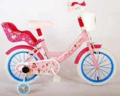 Volare Disney Princess Kinderfiets - Meisjes - 14 Inch - Roze - Twee Handremmen -fiets 1200x960 7