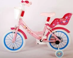 Volare Disney Princess Kinderfiets - Meisjes - 14 Inch - Roze - Twee Handremmen -fiets 1200x962 2