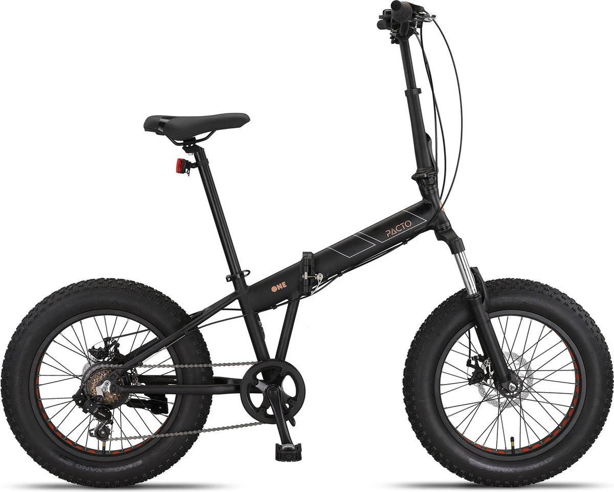 PACTO ONE FOLDING BIKE BLACK 6v VOUWFIETS PLOOIFIETS 8 PACTO ONE FOLDING BIKE BLACK 6v VOUWFIETS PLOOIFIETS - Afbeelding 6