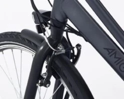 Amigo E-Vibe D1 - Elektrische Stadsfiets Voor Dames - Met 7 Versnellingen - Matgrijs -fiets 1200x964