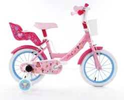 Volare Disney Princess Kinderfiets - Meisjes - 14 Inch - Roze - Twee Handremmen -fiets 1200x967 1