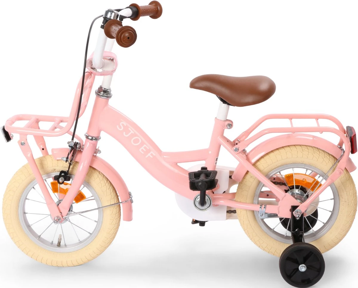 SJOEF Classic Meisjesfiets 12 Inch - Roze 10 SJOEF Classic Meisjesfiets 12 Inch - Roze - Afbeelding 8