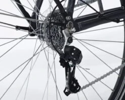 Amigo E-Vibe D1 - Elektrische Stadsfiets Voor Dames - Met 7 Versnellingen - Matgrijs -fiets 1200x969 1