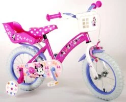 Volare Disney Minnie Cutest Ever! - Kinderfiets - Meisjes - 14 Inch - Roze -fiets 1200x971 2