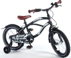 Volare Black Cruiser Kinderfiets - Jongens - 16 Inch - Zwart - 2 Handremmen -fiets 1200x975 1