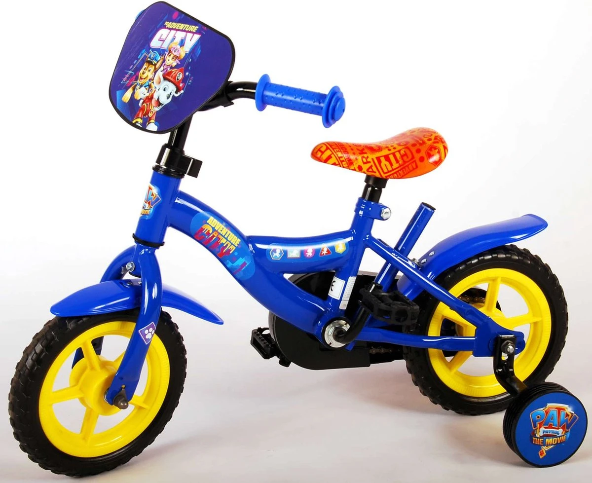 Nickelodeon Paw Patrol The Movie Kinderfiets - Jongens - 10 Inch - Blauw - Doortrapper 13 Nickelodeon Paw Patrol The Movie Kinderfiets - Jongens - 10 Inch - Blauw - Doortrapper - Afbeelding 11