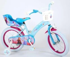 Volare Disney Frozen 2 - Kinderfiets - Meisjes - 16 Inch - Blauw/Paars -fiets 1200x981 4