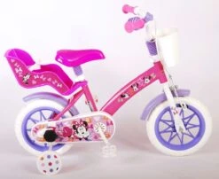 Disney Minnie Cutest Ever! Kinderfiets - Meiden - 12 Inch - Roze - Doortrapper -fiets 1200x983 2