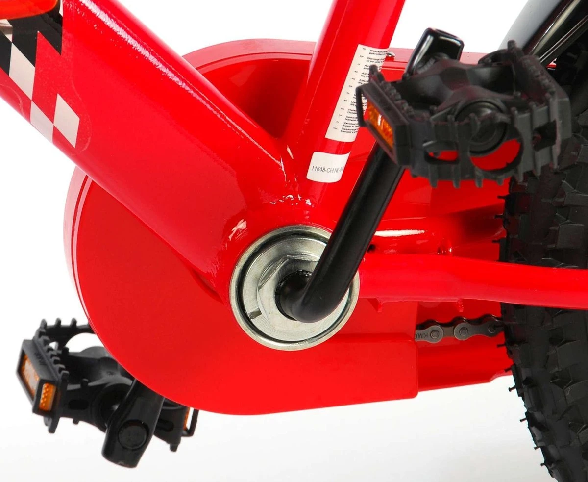 Volare Disney Cars Kinderfiets - Jongens - 16 Inch - Rood 10 Volare Disney Cars Kinderfiets - Jongens - 16 Inch - Rood - Afbeelding 8