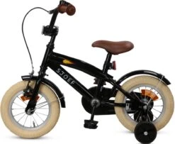 SJOEF Cruise Jongensfiets 12 Inch - Zwart -fiets 1200x988
