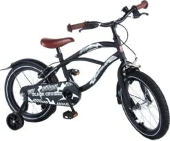 Volare Black Cruiser Kinderfiets - Jongens - 16 Inch - Zwart - 2 Handremmen -fiets 1200x997 2