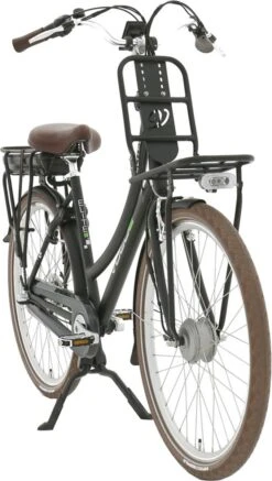 Vogue Elite - Fiets (elektrisch) - Vrouwen - Matzwart - 50 -fiets 679x1200