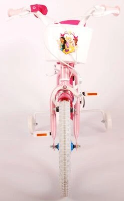 Volare Disney Princess Kinderfiets - Meisjes - 16 Inch - Roze Blauw - Twee Handremmen -fiets 743x1200 1