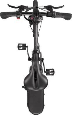 F-Wheel DYU A5 - Elektrische Vouwfiets - E Bike - 14 Inch - 7.5 Ah - 25km/u - Zwart -fiets 754x1200