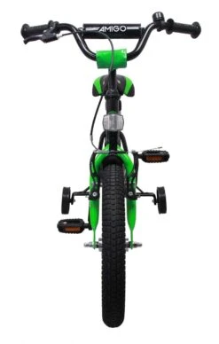 Amigo BMX Fun Jongensfiets - Kinderfiets 16 Inch - Zwart/Groen -fiets 763x1200 1