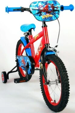 Marvel Spider-Man Kinderfiets - Jongens - 16 Inch - Blauw/Rood -fiets 797x1200