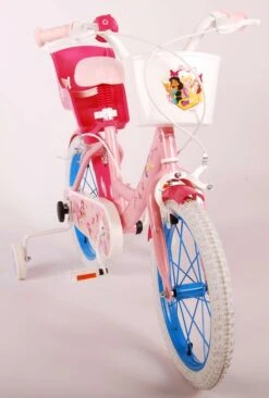 Volare Disney Princess Kinderfiets - Meisjes - 16 Inch - Roze Blauw - Twee Handremmen -fiets 809x1200 2