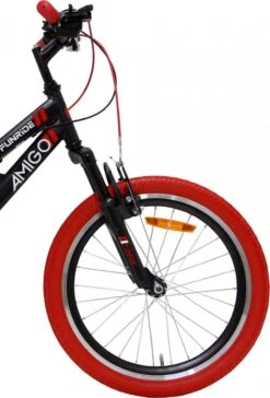 Amigo Fun Ride - Mountainbike 20 Inch - Voor Jongens En Meisjes - Met 7 Versnellingen - Zwart/Rood 15 Amigo Fun Ride - Mountainbike 20 Inch - Voor Jongens En Meisjes - Met 7 Versnellingen - Zwart/Rood -fiets 815x1200