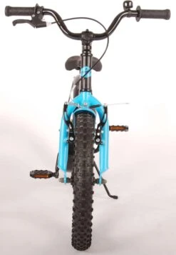 Volare Rocky Kinderfiets - 16 Inch - Zwart Blauw - 95% Afgemonteerd - Prime Collection -fiets 830x1200