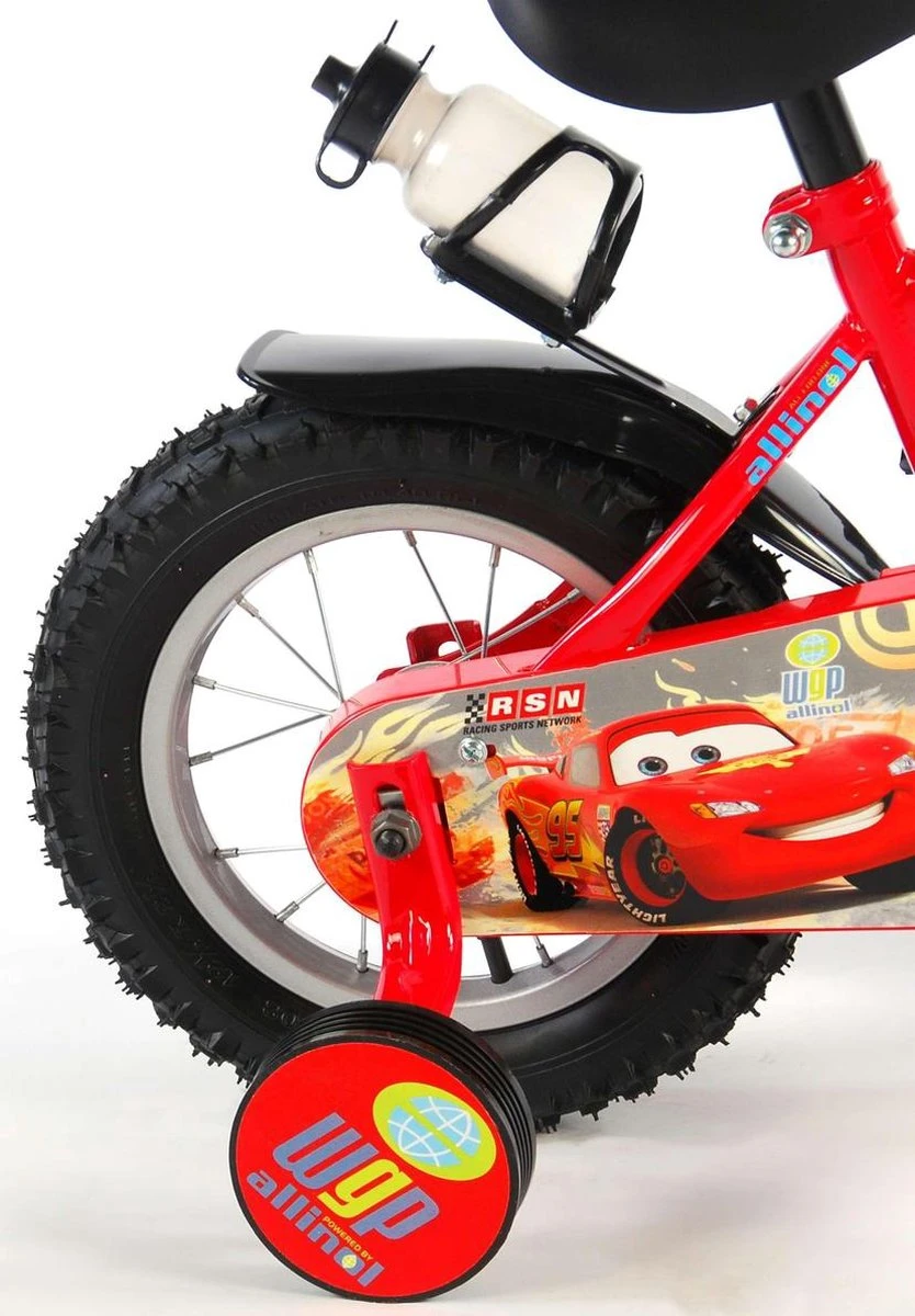 Volare Disney Cars Kinderfiets - Jongens - 12 Inch - Rood 9 Volare Disney Cars Kinderfiets - Jongens - 12 Inch - Rood - Afbeelding 7