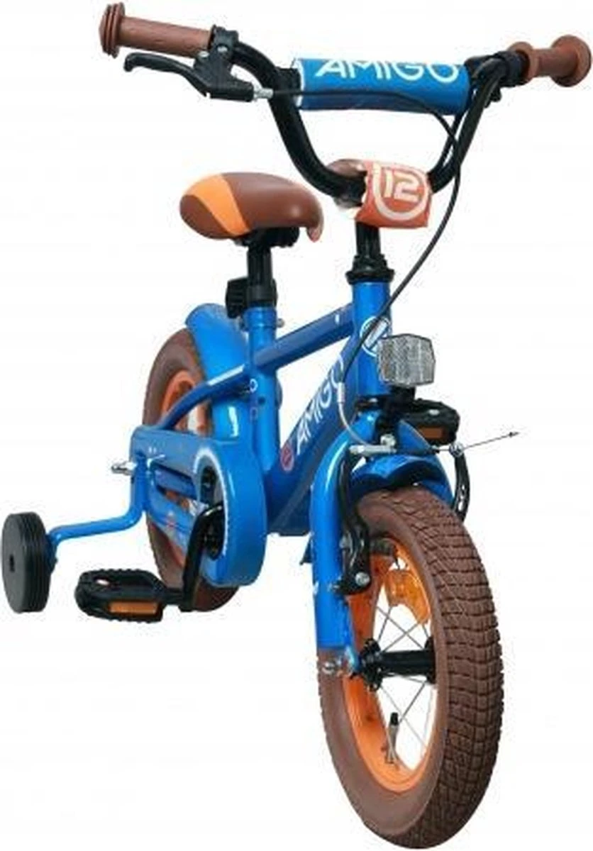 Amigo Sports Jongensfiets - Kinderfiets 12 Inch - Blauw 11 Amigo Sports Jongensfiets - Kinderfiets 12 Inch - Blauw - Afbeelding 9