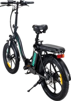 Hitway BK6 Elektrische Fiets | Opvouwbare E-bike | 20 Inch Fat Tire | 350W Motor | 10Ah | Zwart/Groen -fiets 842x1200