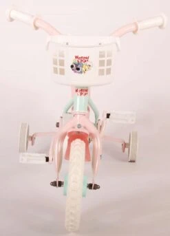 Volare Woezel & Pip Kinderfiets - Meisjes - 10 Inch - Mint Blauw/Roze - Doortrapper -fiets 864x1200