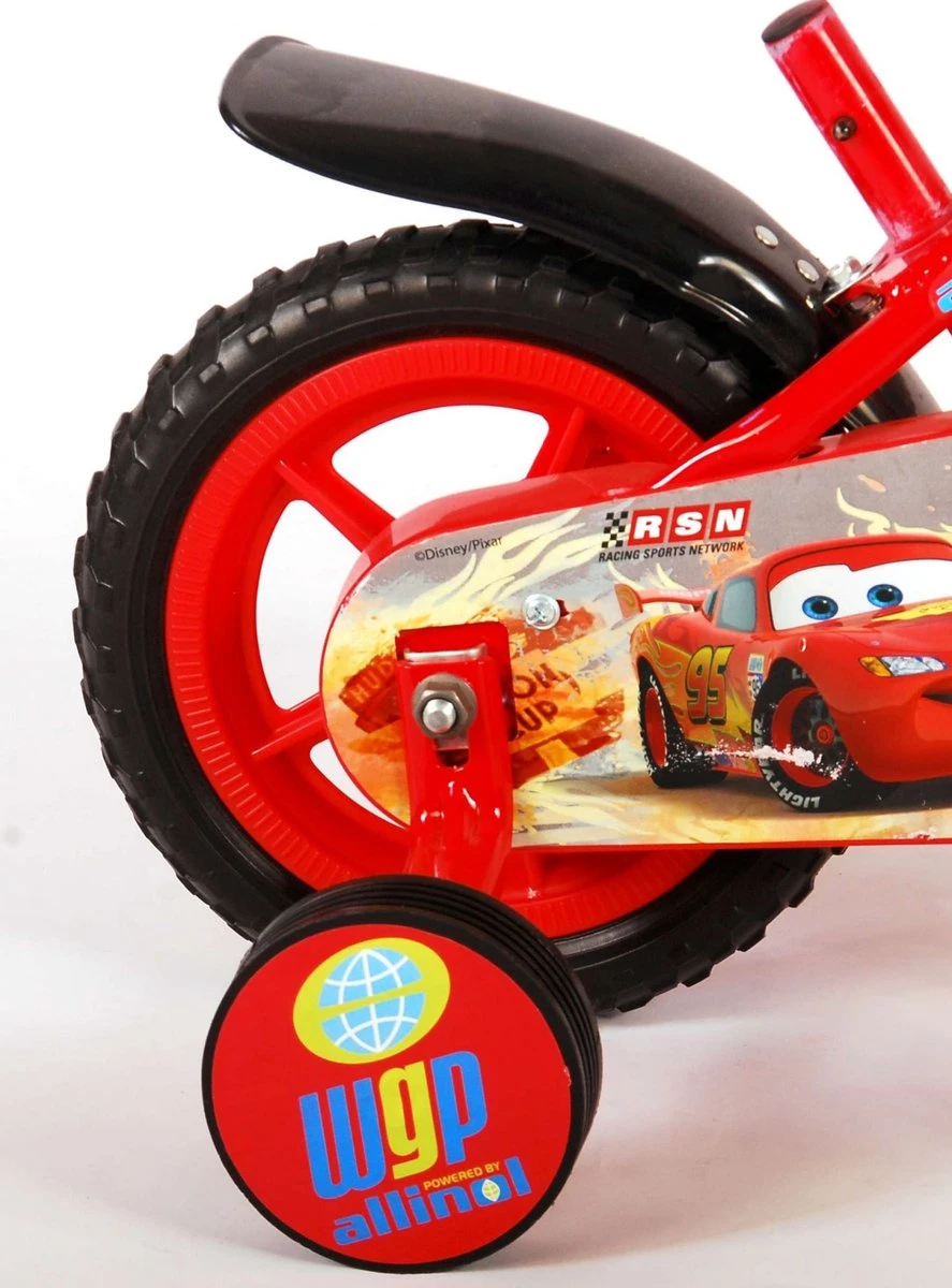 Disney Cars Kinderfiets - Jongens - 10 Inch - Rood - Doortrapper 13 Disney Cars Kinderfiets - Jongens - 10 Inch - Rood - Doortrapper - Afbeelding 11