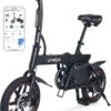 Windgoo B20 V2 - Smart E Bike - APP IOS Android - Elektrische Vouwfiets Zonder Gashandel - 250W - 14 Inch - 25 KM/H - Zwart -fiets 915x1200