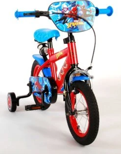 Volare Spider-Man Kinderfiets - Jongens - 12 Inch - Blauw/Rood -fiets 943x1200