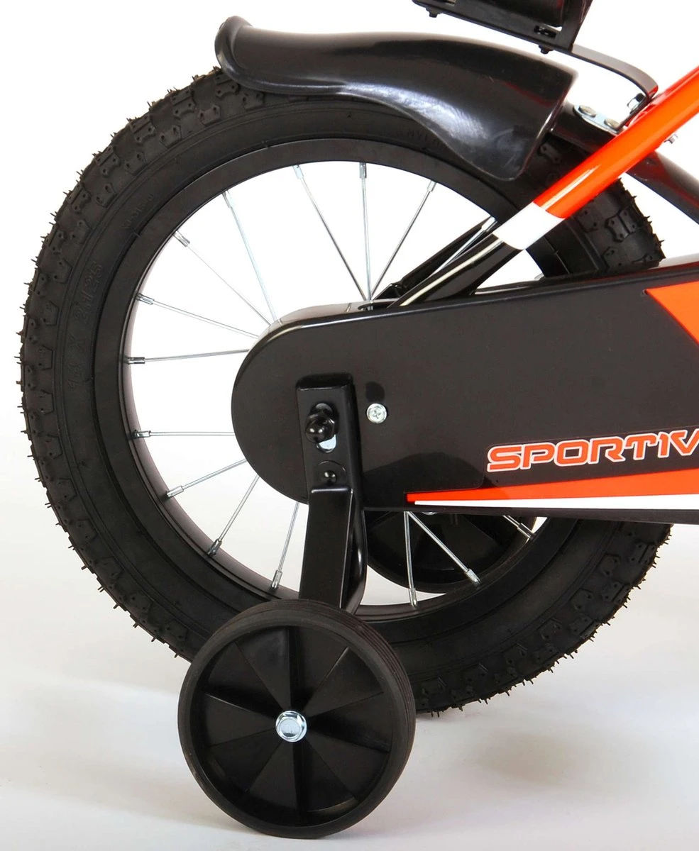 Volare Sportivo Kinderfiets - Jongens - 14 Inch - Neon Oranje/Zwart - 95% Afgemonteerd 13 Volare Sportivo Kinderfiets - Jongens - 14 Inch - Neon Oranje/Zwart - 95% Afgemonteerd - Afbeelding 11