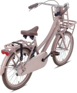 Valetta Cargo - Transportfiets - Meisjesfiets - 20 Inch - Mat Flamingo -fiets 987x1200 1