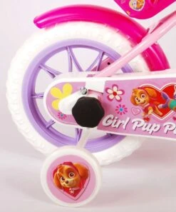 Volare Paw Patrol Kinderfiets - Meiden - 12 Inch - Roze - Doortrapper -fiets 997x1200 1